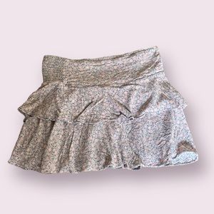 PINK FLORAL Y2K MINI SKIRT